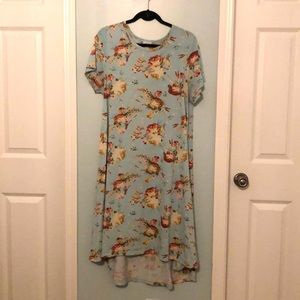 LulaRoe Floral Print Dress